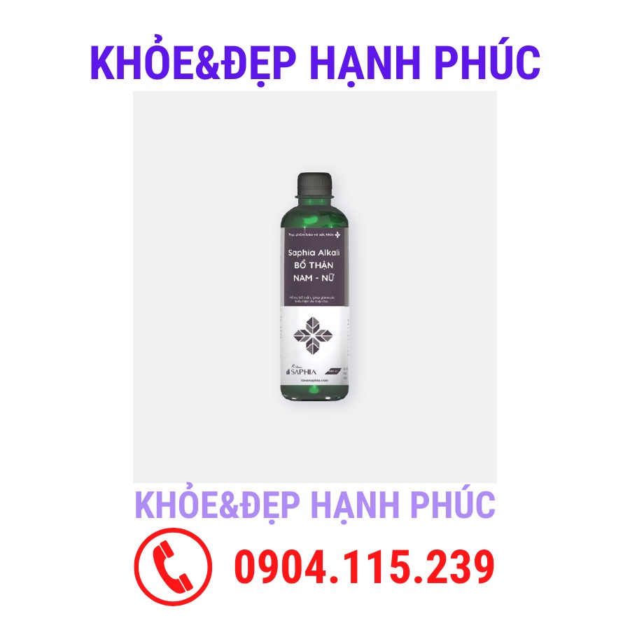 Kiềm Saphia Alkali bổ thận nam nữ - 300 ml/chai