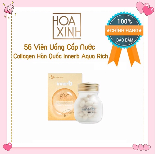 INNERB AQUA RICH bổ sung Collagen cấp nước và chống hiện tượng da mất cân bằng độ ẩm | BigBuy360 - bigbuy360.vn