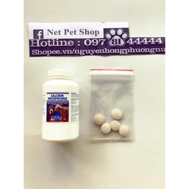 Canxi cho chó Calcium Phosphorus Bán Lẻ