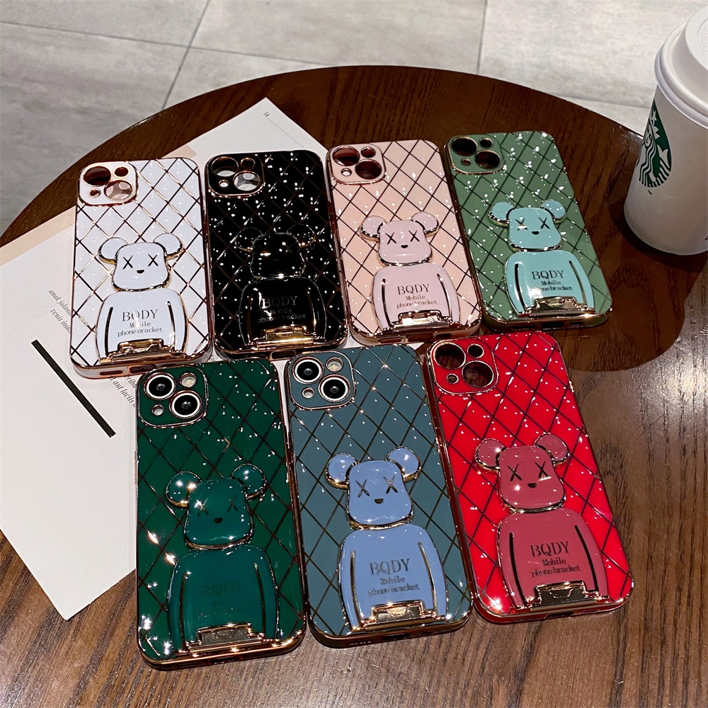 Ốp Điện Thoại Có Giá Đỡ Hình Phi Hành Gia 3D Cho iPhone 13 Pro Max 12 Pro 13 mini 11 X/XS XR XSMAX 7P/8P