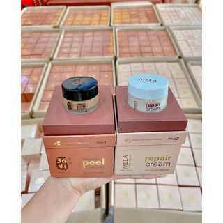 Peel tảo sâm bóc tách nám meea và kem dưỡng phục hồi HA meea