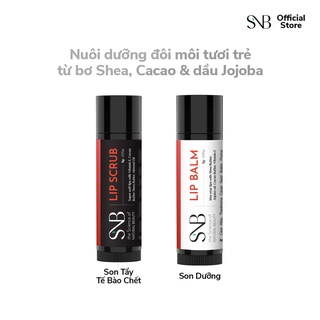 Bộ Sản Phẩm Son Dưỡng Môi SNB , Nuôi Dưỡng Đôi Môi Tươi Trẻ Từ Bơ Shea , Cacao , Dầu JoJoBa