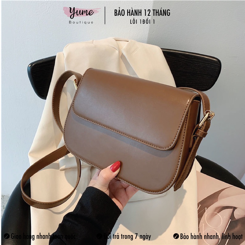 [FreeShip] Túi Xách Nữ Đeo Chéo, Đeo Vai Dáng Trơn Phong Cách Hàn Dễ Phối Đồ TT88