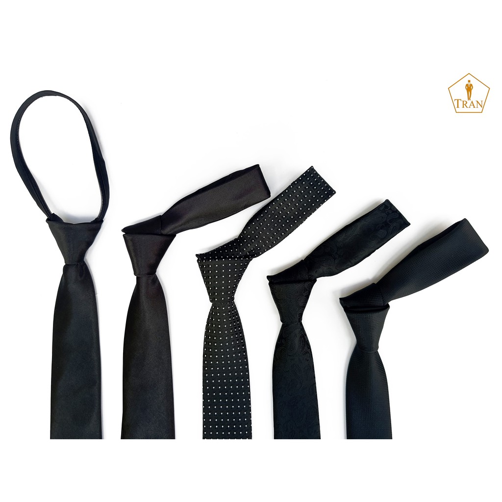 CaVat, Caravat, Cà Vạt, Cravat Đen Nam Cao Cấp.