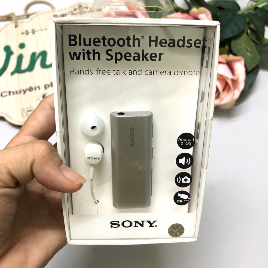 Tai Nghe Bluetooth Headset Sony SBH56 nguyên seal - Hàng Chính Hãng (Ảnh thật + Video)