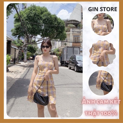 Váy Đầm 2 Dây TH-015 HotTrend | video Hình Ảnh Tự Chụp 100%| Váy 2 Dây Xinh | GinStore