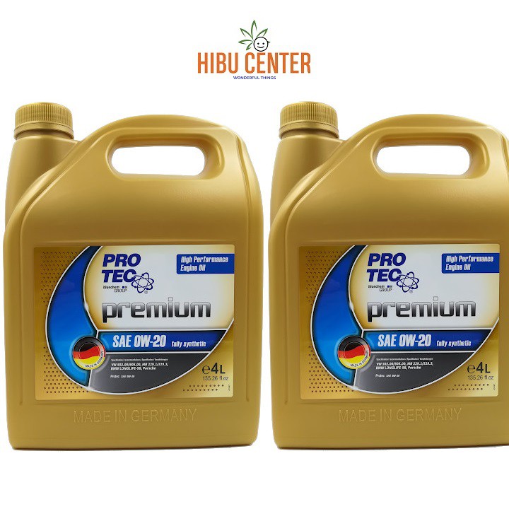 Dầu Nhờn Tổng Hợp Toàn Phần BLUECHEM Protec 0W20