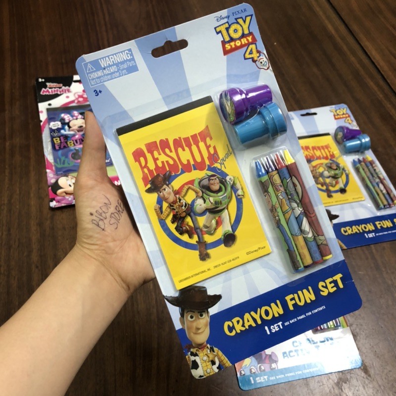 Set vẽ 7 món xuất dư cho bé 4 mẫu Disney Pony Crayon Fun set