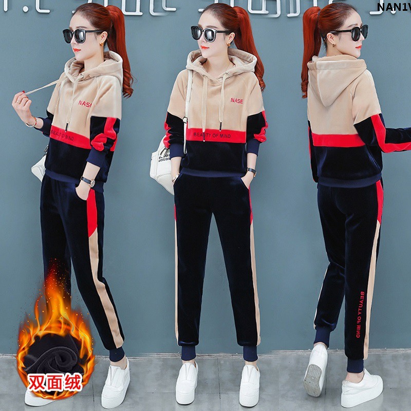 Áo Nỉ Thể Thao Hai Mặt Bằng Nhung Thời Trang Mùa Đông Cho Nữ u002F | BigBuy360 - bigbuy360.vn