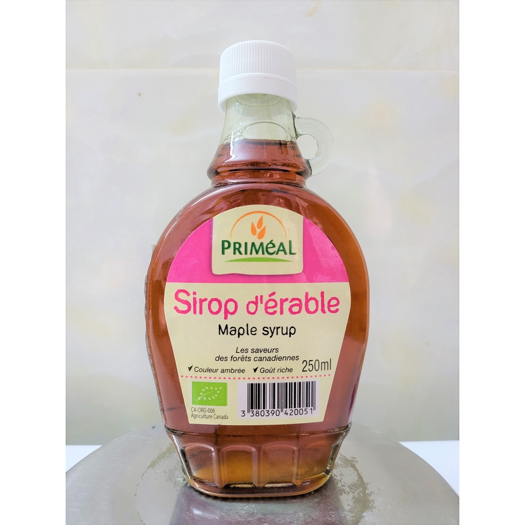 SI RÔ CÂY PHONG HỮU CƠ (Cây Thích) [France] PRIMEAL Maple Syrup (vaf)