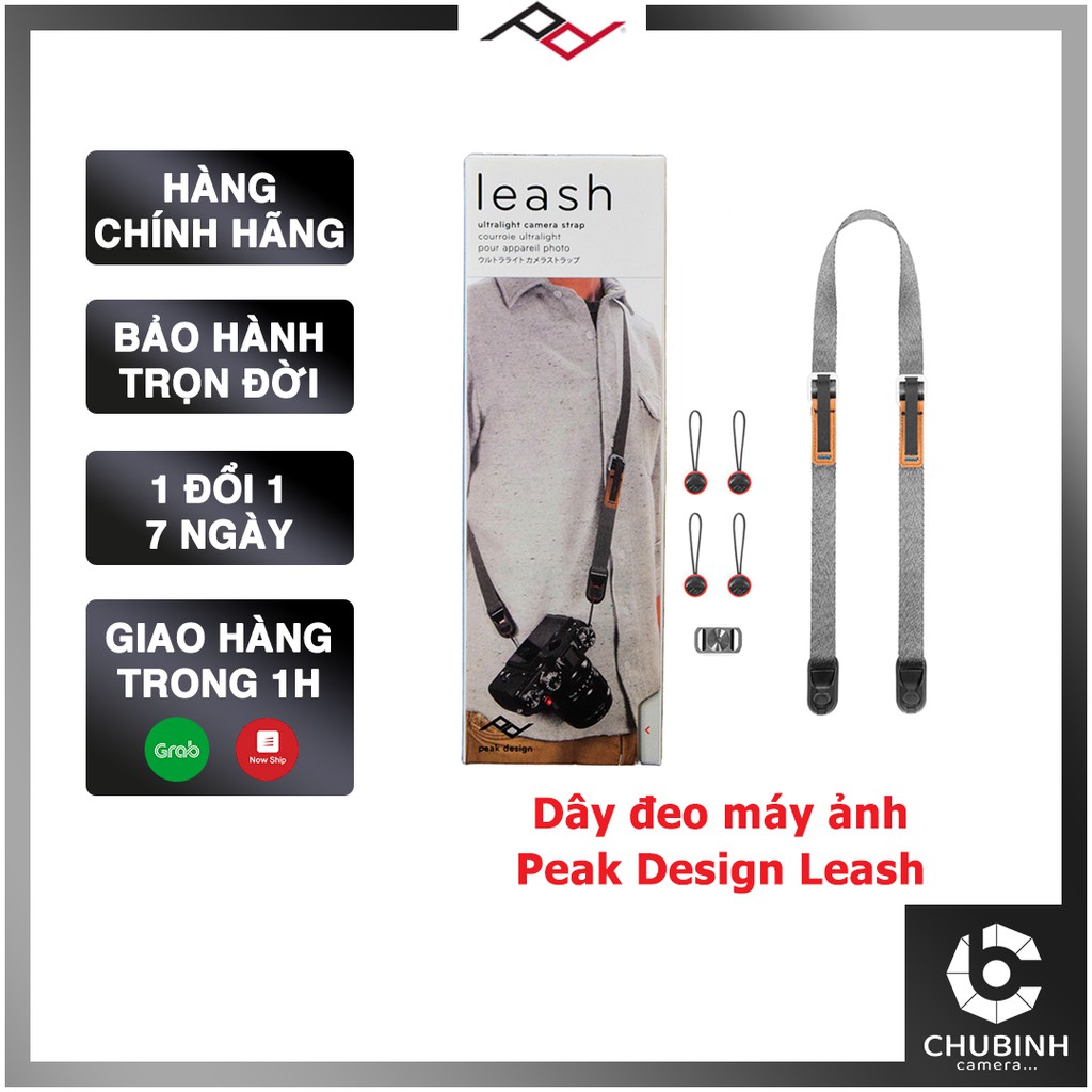 Dây đeo máy ảnh Peak Design Leash (Loại Nhỏ) | Chính Hãng