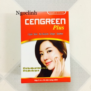 Viên uống đẹp da Cengreen Plus hộp 30 viên