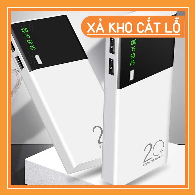 Sạc Dự Phòng 30000Mah Thế Hệ Mới Có Đèn Led Kiểu Dáng Nhỏ Gọn Tiện Ích |ThanhLiem