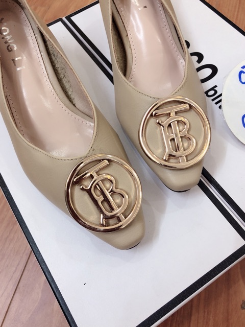 C88: ( ảnh thật) Giày công sở da mềm, gót trụ 3cm size 34