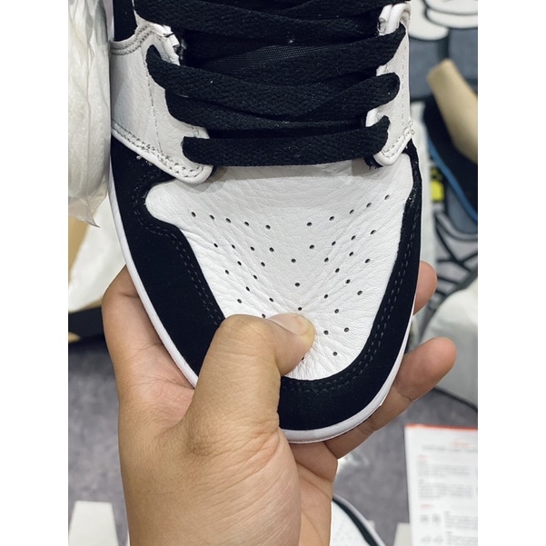 [AGsneaker] Giày thể thao cổ cao màu Black.White đọc kỹ mô tả