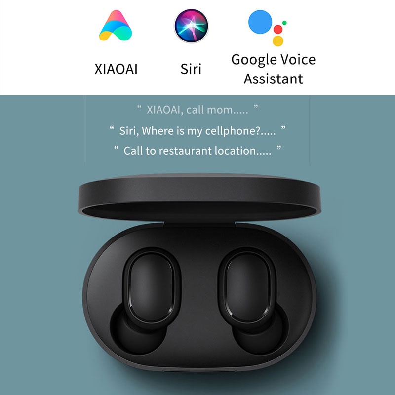 Tai nghe không day Xiaomi redmi airdots 2 bluetooth 5.0 tai nghe nhet tai, gaming, có mic, chống ồn hiệu quả