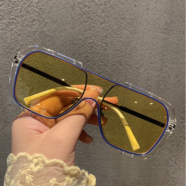 Kính Mát Gọng Vuông Lớn Chống Tia Cực Tím Phong Cách retro Cho Nam Và Nữ