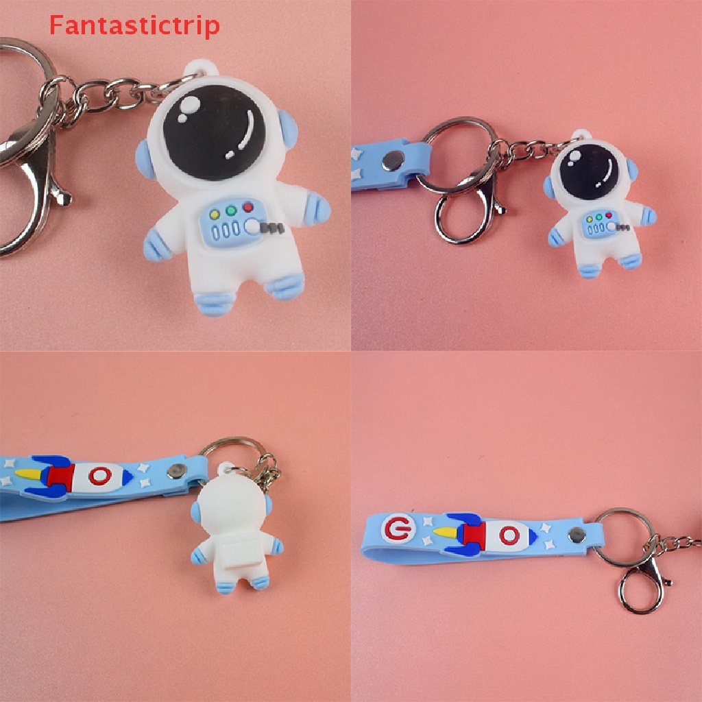 [Fantastictrip] Móc Khóa Kim Loại Hình Phi Hành Gia Hành Tinh Vũ Trụ Tên Lửa Phụ Kiện Ô Tô Mới