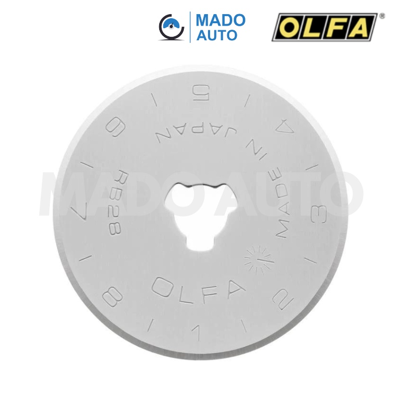 Hộp 10 Lưỡi Dao OLFA cắt xoay tròn RB28-10 Đường kính 28mm