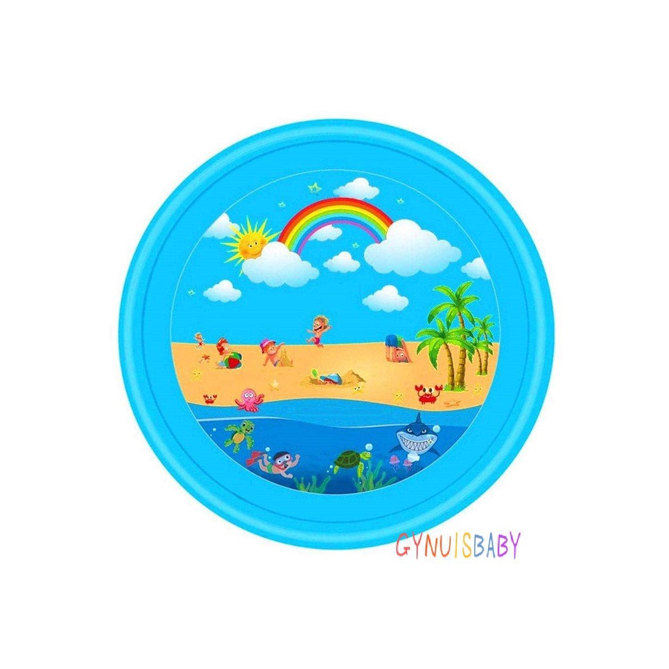 【GYB】Water Fountain Mat Rainbow Ocean Animal Fountain Pool Splash Pad Paddling Pool