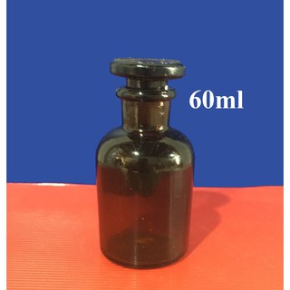 CHAI THỦY TINH CHAI TRẮNG, NÂU MIỆNG HẸP 60ml, 125ml, 250ml, 500ml, 1000ml - DỤNG CỤ THÍ NGHIỆM