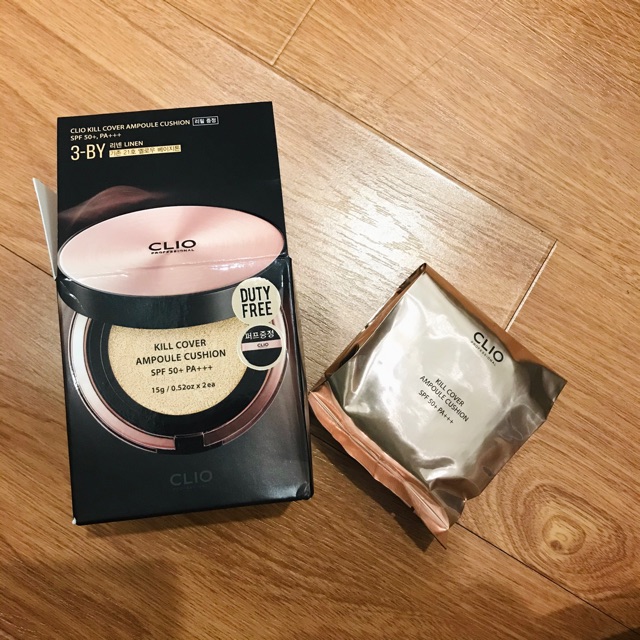 Lõi phấn nước Cushion CLIO KILL COVER Ampoule SPF50+ PA+++