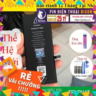 ( KIBO ) Pin BISON Iphone 6s Plus chính hãng - Pin Con Trâu - BH 12 tháng online - Dung Lượng 2750 mAh