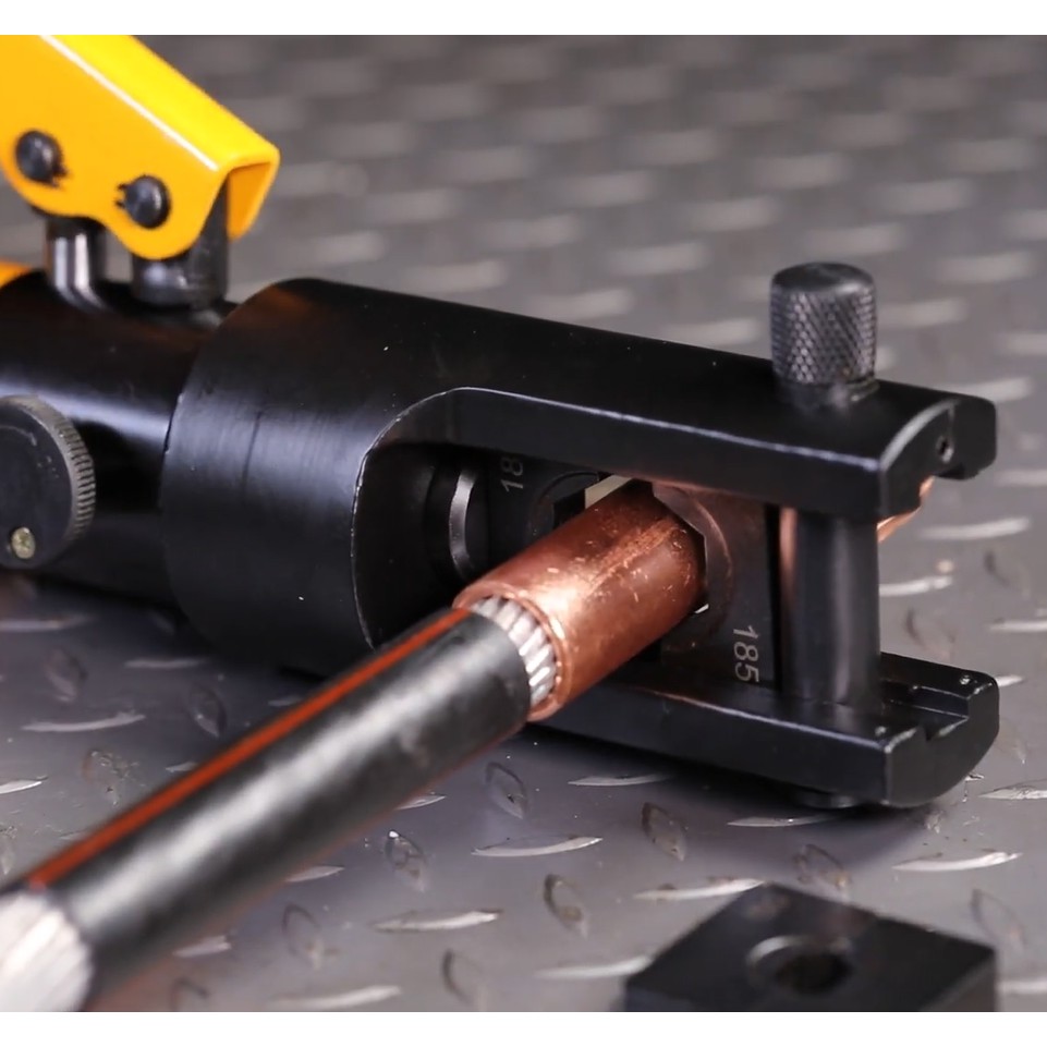 Kìm Ép Cos Thủy Lực bấm cos dây cáp đa năng Kìm ép cốt thủy lực - INGCO HHCT0170