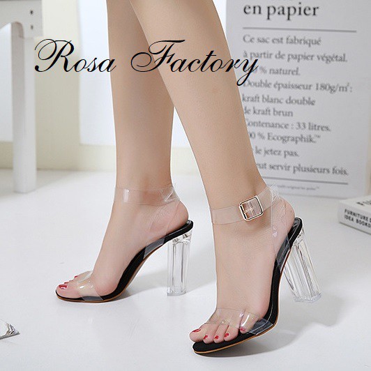 Giày cao gót 9 phân quai trong dây quấn Rosa_factory CG-0132