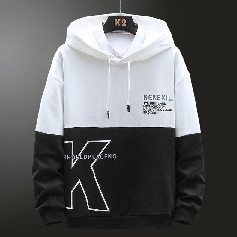 ÁO KHOÁC HOODIE NAM PHONG CÁCH PHỐI MÀU CỰC NGẦU HOODIES CHỮ K