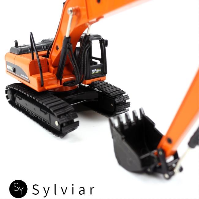 Mô hình xe cần cẩu HUINA 1522 1:50 bằng hợp kim tỉ lệ 1:50 xe đua xe đạp