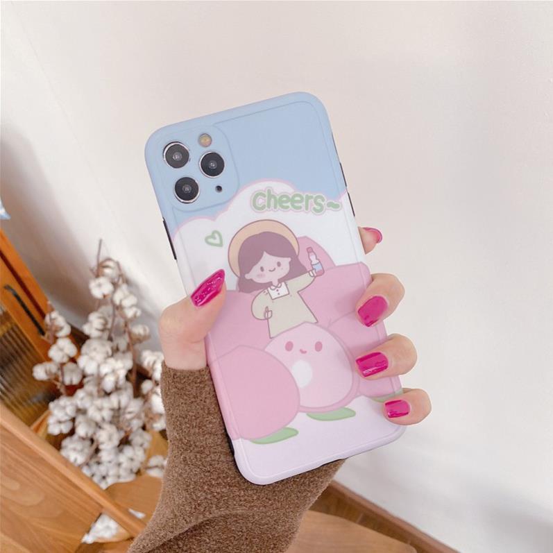Ốp lưng iphone Lemon Peach Girl IMD 6/6plus/6s/6s plus/6/7plus/8plus/x/xs/xsmax/11/11pro/11 promax DT06- Dino Case