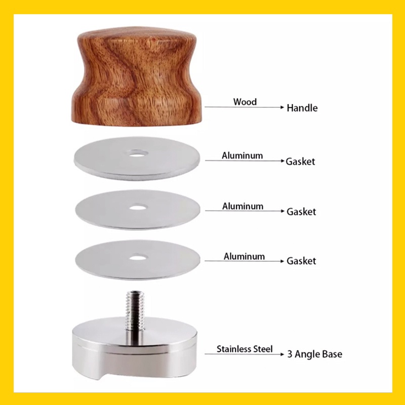 Tamper OCD 51, 53, 58MM | Dụng Cụ Dàn Đều Cà Phê