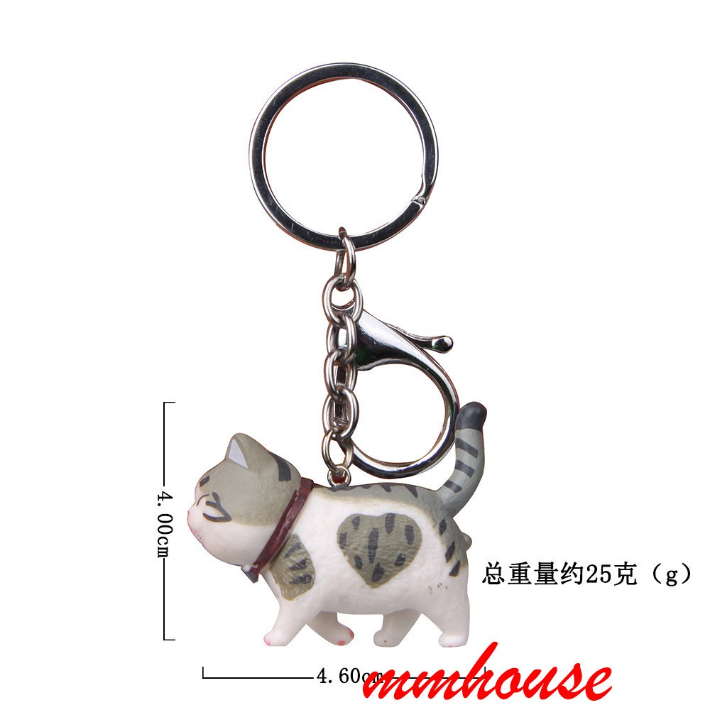 Móc khóa hình dạng mèo dễ thương xinh xắn