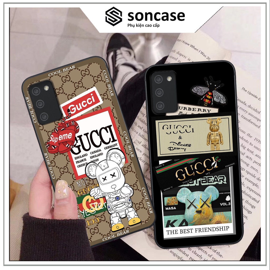 Ốp Samsung A02s / A03s in hình Stixker,bearkick cute và dễ thương, ốp lưng Son store 6868.