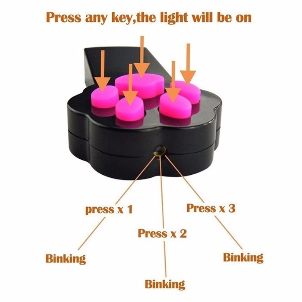 Đèn LED Laser Hình Móng Vuốt Đồ Chơi Tương Tác Cho Mèo