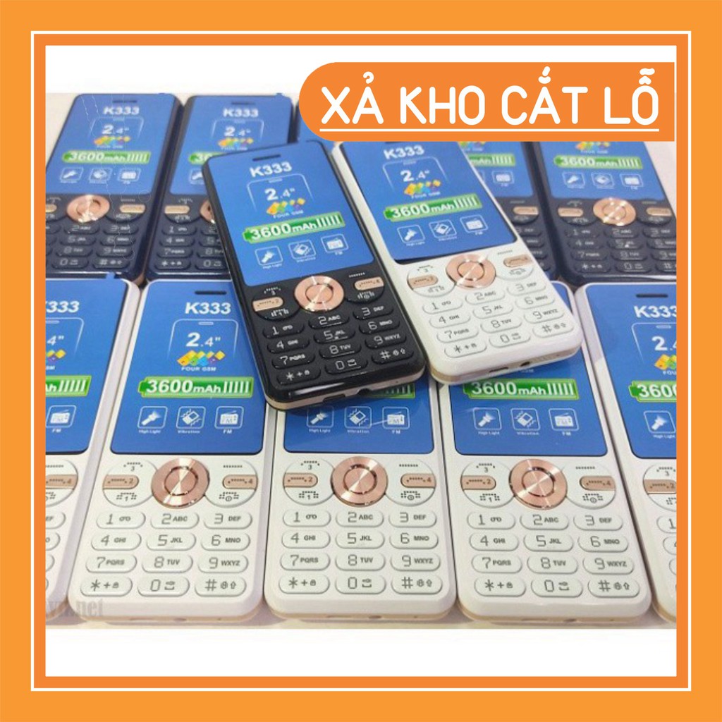 SIÊU ƯU ĐÃI Điện thoại 4 sim NOKIA K333 - Thiết kế nhỏ gọn, bảo hành 12 tháng SIÊU ƯU ĐÃI