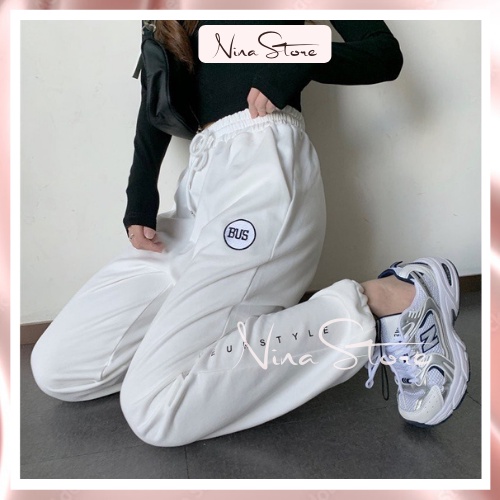 Quần Dài BUS, Ống Xuông, Quần Thể Thao Nữ Có Dây Rút NinaStore