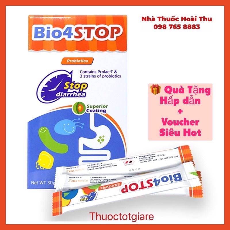 Men vi sinh Bio4Stop  / Hộp 30 gói