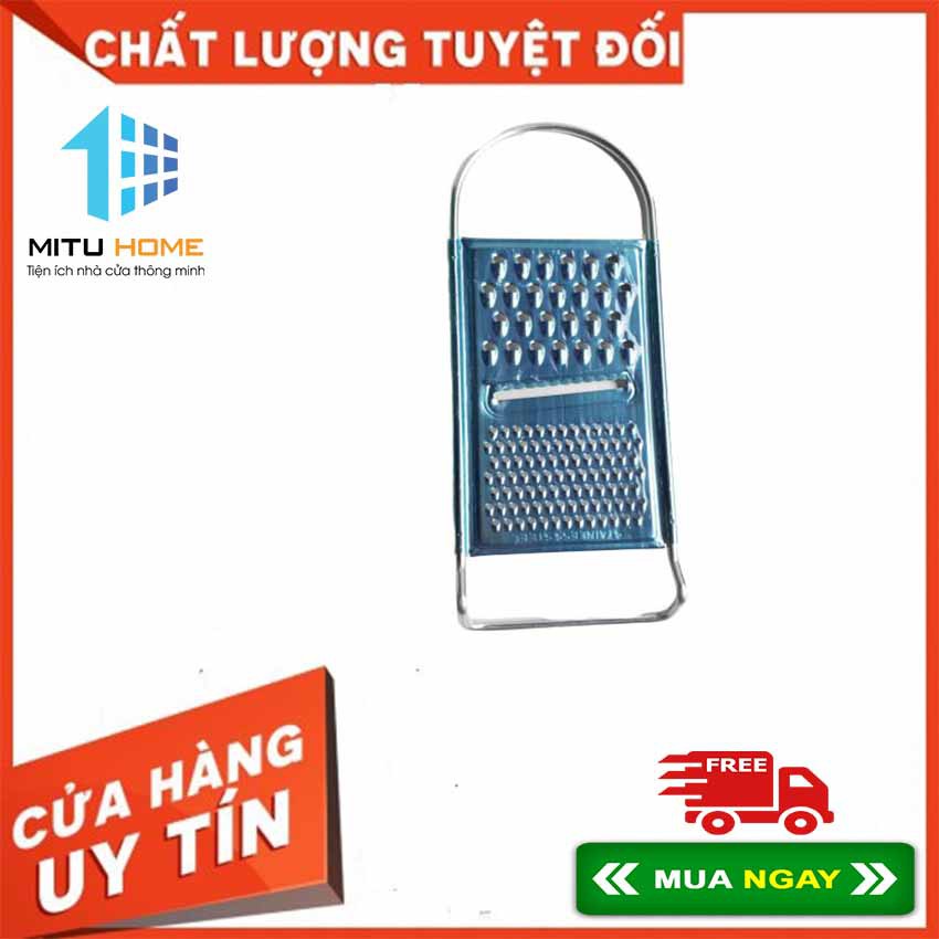 Nạo bàn 3 tác dụng Inox to - Mituhome -Bào gọt rau củ quả đa năng, không hen rỉ