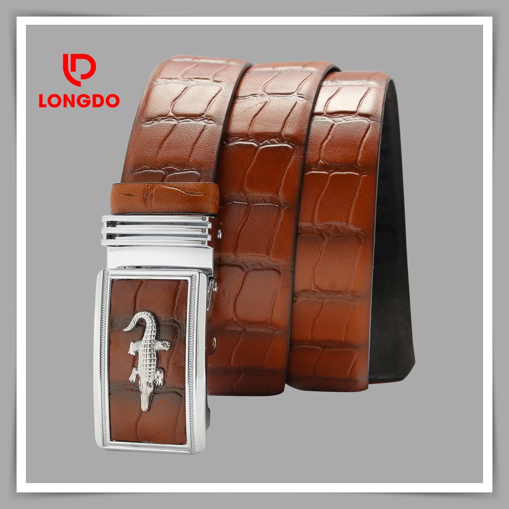 Dây nịt nam cao cấp - Cam kết 100% da bò thật - Hàng chính hãng thương hiệu Longdo Leather - TL01