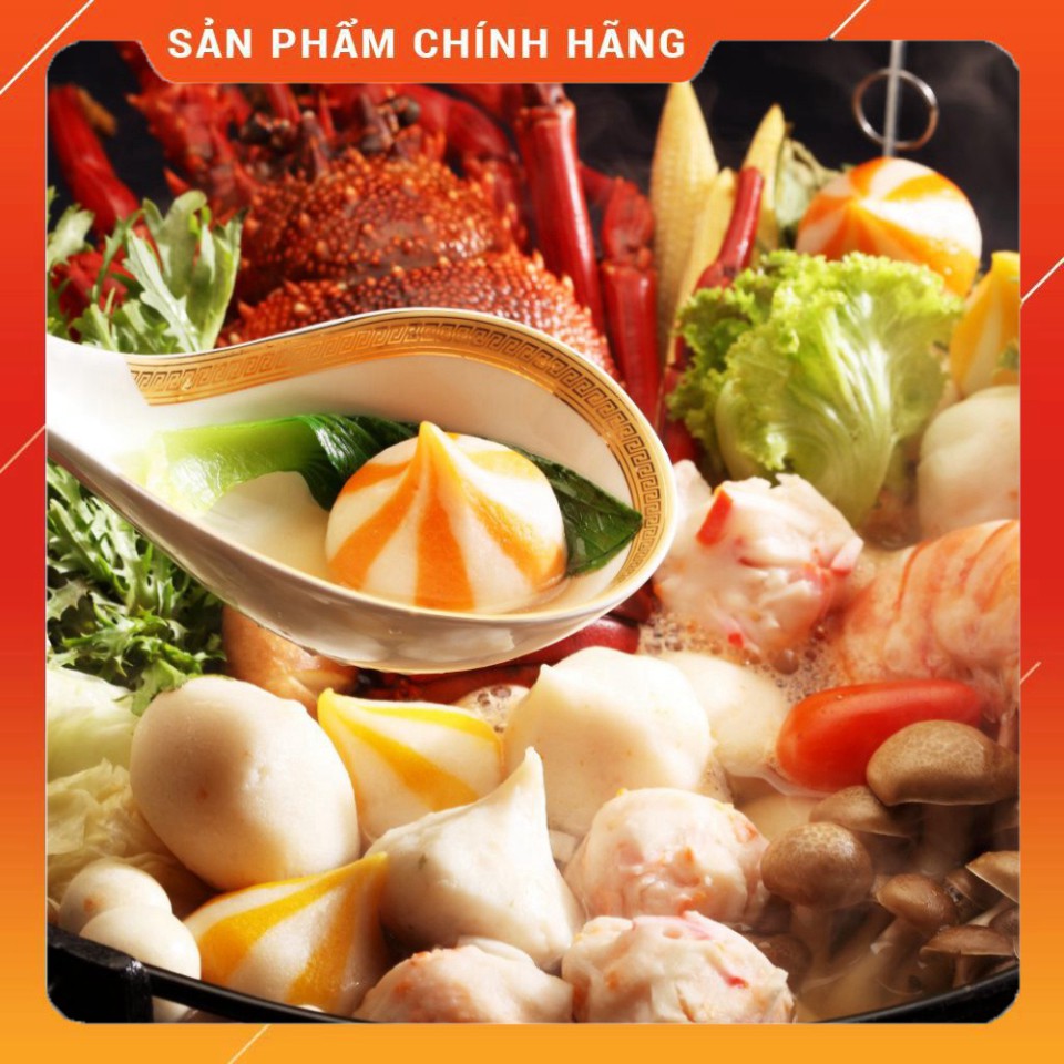 [GIAO TPHCM] Surimi viên thả lẩu (bánh bao trứng cá nhím) Phú Mark 500g _ THỰC PHẨM NƯƠNG FOOD