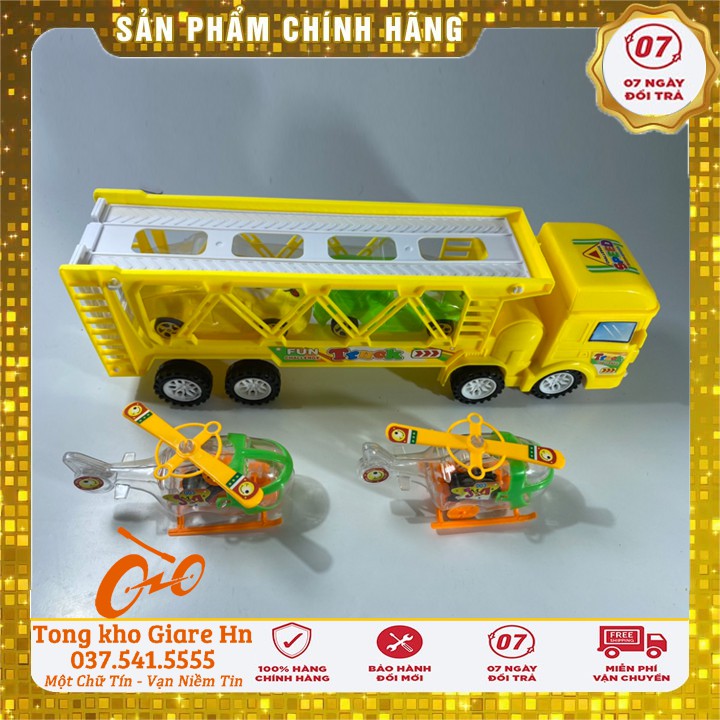 Xe đồ chơi cho bé, Xe đầu kéo kèm đồ chơi, chất liệu an toàn - có kiểm định Hàng luôn có sẵn