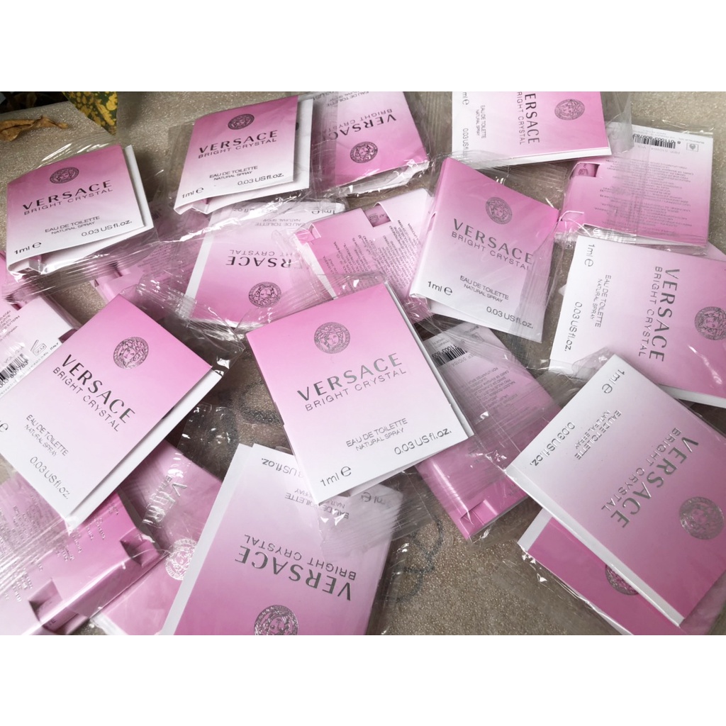 Mẫu thử Nước Hoa Vial Nữ Versace Bright Crystal