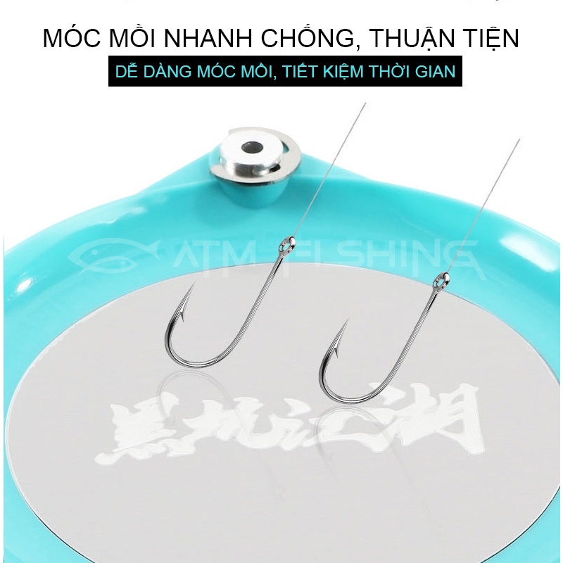 Khay Đựng Mồi Câu Đài, Khay Trộn Mồi Có Nam Châm Chất Liệu Nhựa ABS Chống Va Đập