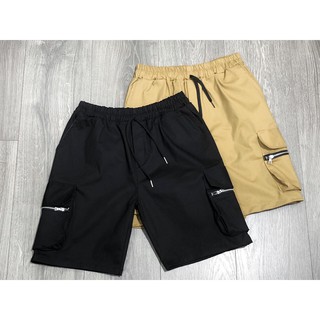 [uy tín] QUẦN SHORT KAKI TÚI ZIP [unisex]