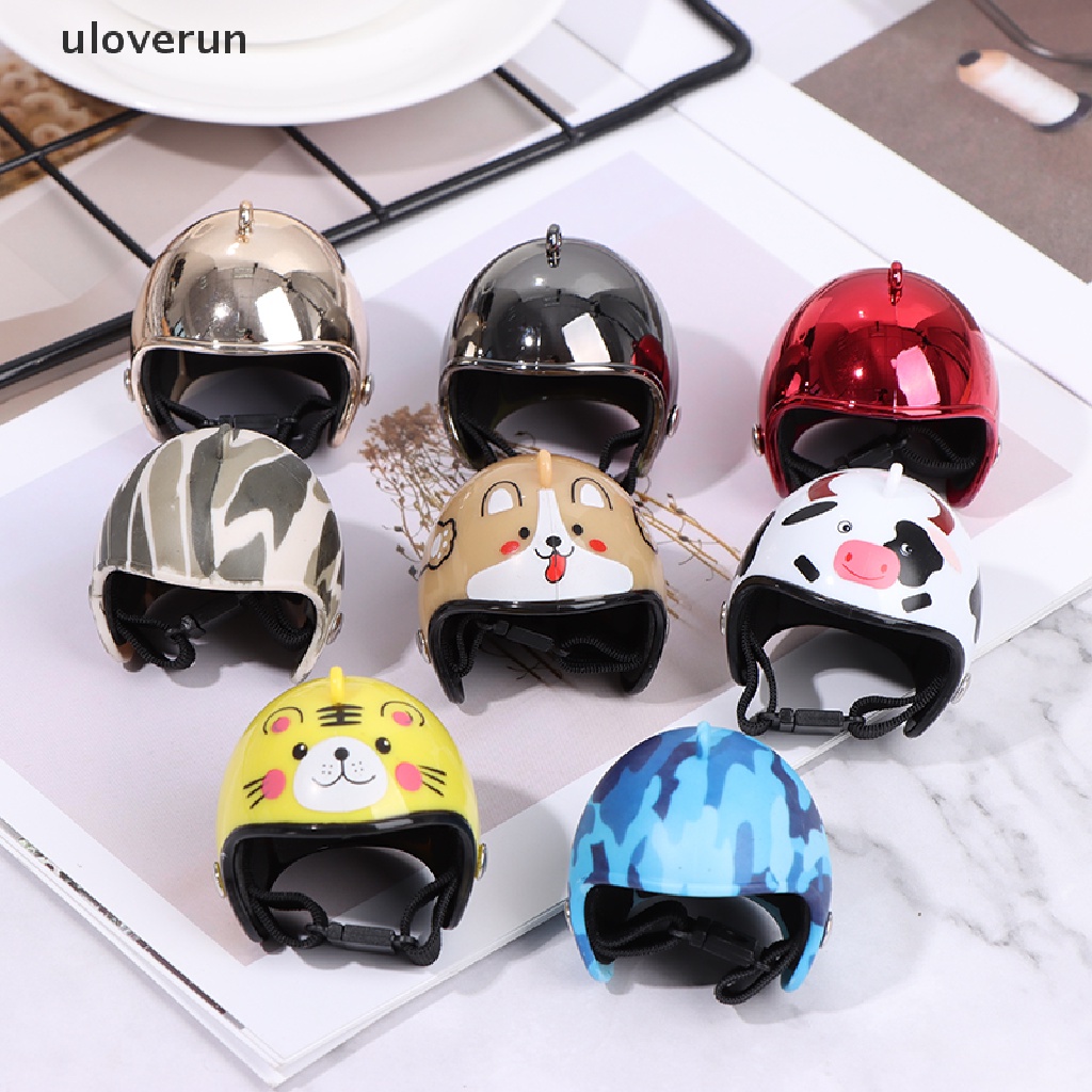 uloverun 1PC Chicken Helmet Small Pet Hard Hat Bird Duck Quail Hat Headgear Pet Supplies vn