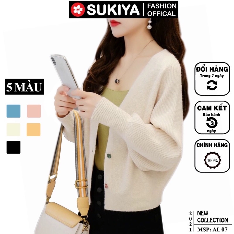 Áo khoác len nữ cao cấp Sukiya Fashion Full Hộp AL07 thumbnail