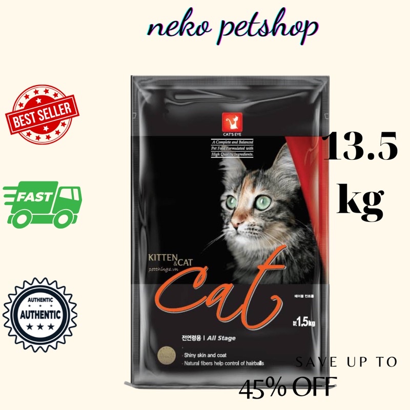 link sỉ thức ăn khô cho mèo cat eyes bao 13.5kg sỉ SLL