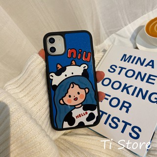 Ốp Lưng Cô Gái Bò Sữa iP [ TI STORE ]